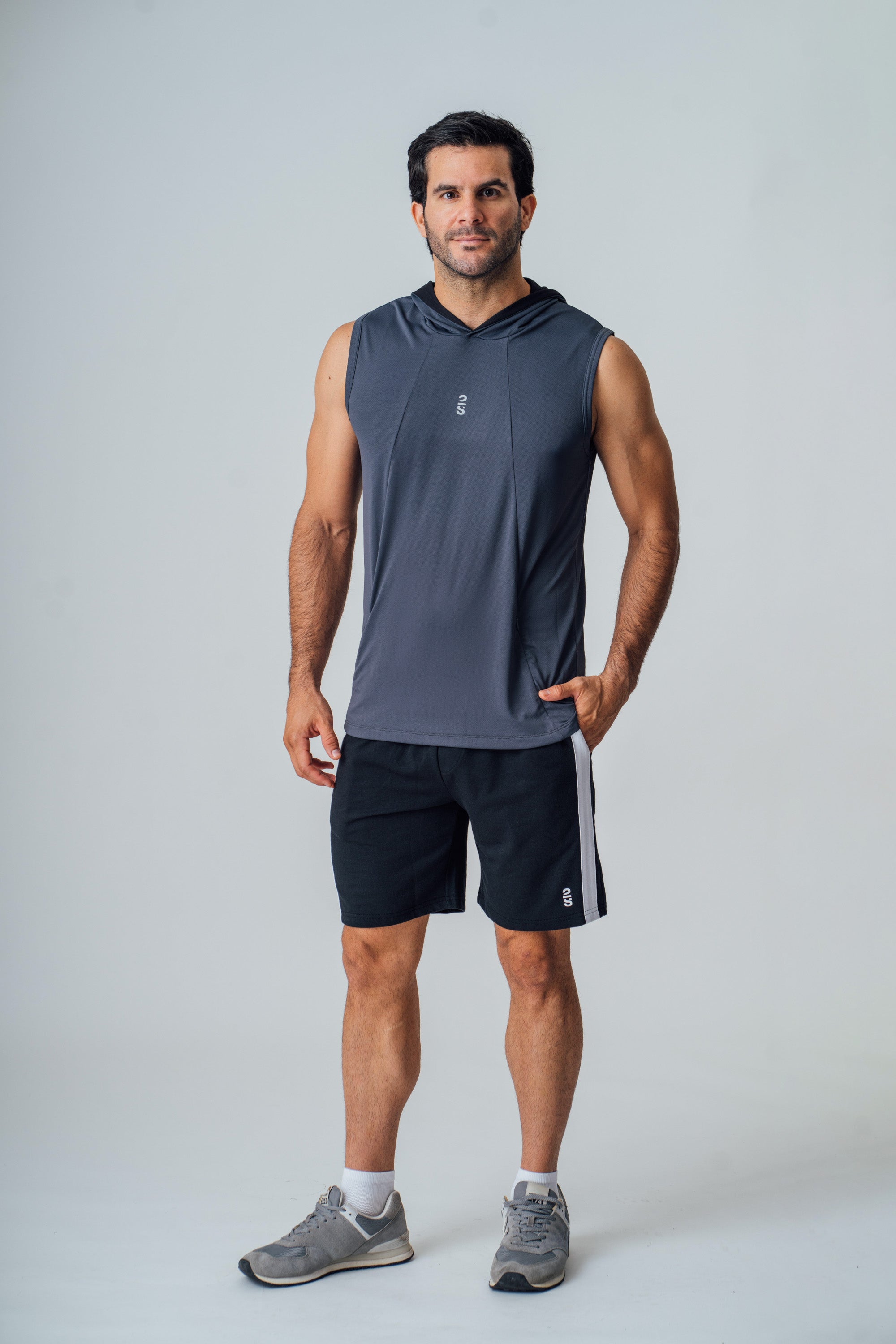 Camiseta 2s Style & Sport Deportiva con Capucha para Caballeros