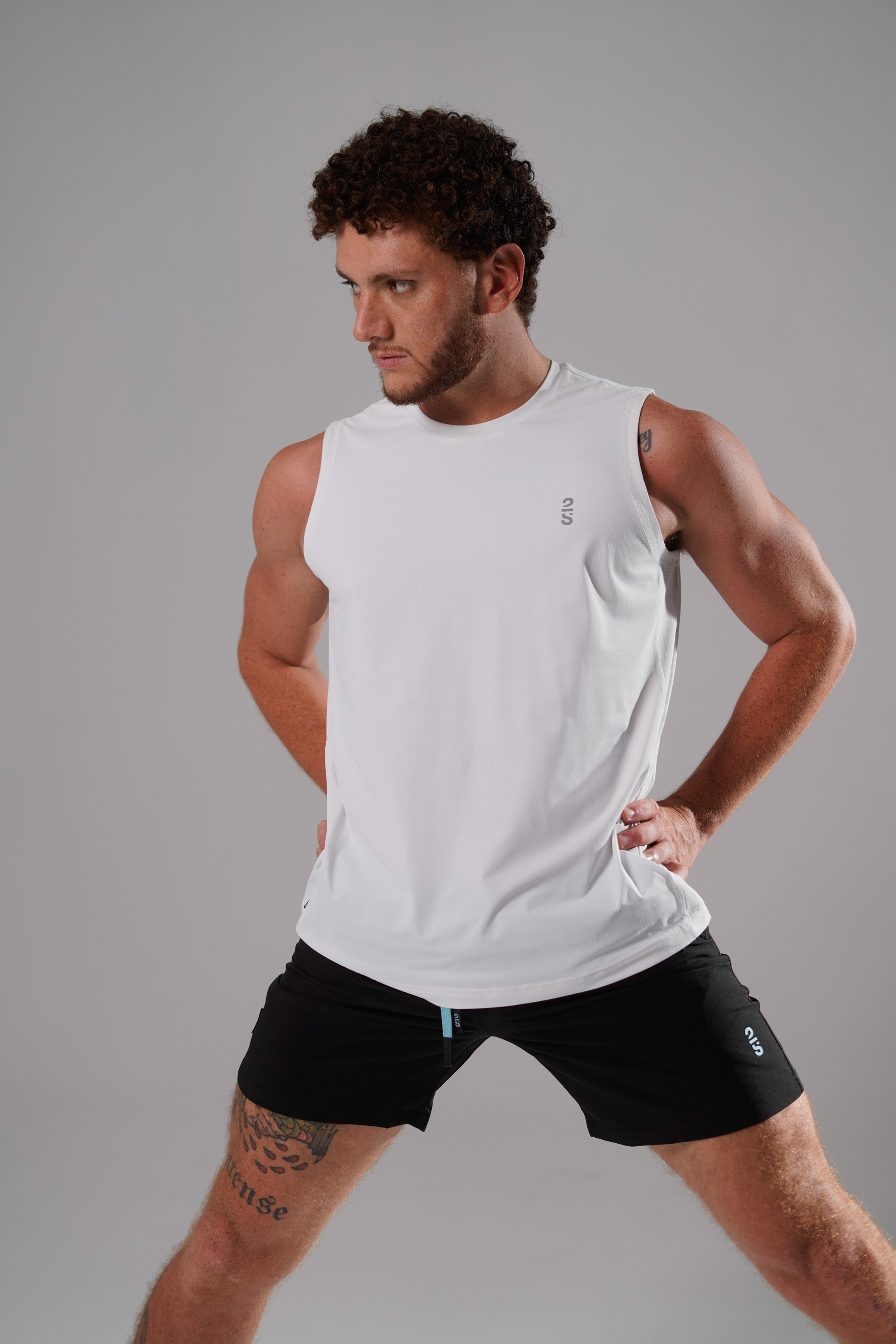 Camiseta 2s Style & Sport sin Mangas Deportiva para Caballeros