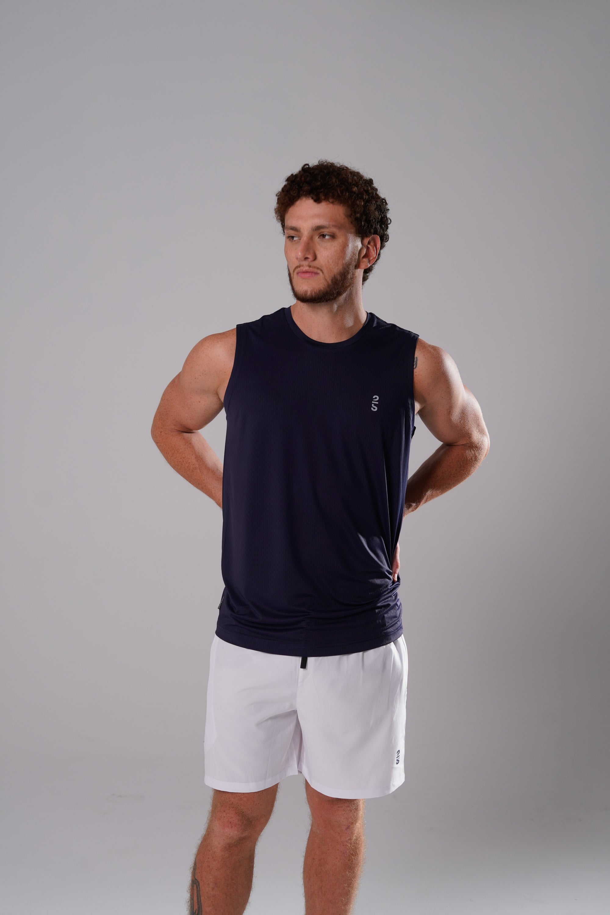 Camiseta 2s Style & Sport sin Mangas Deportiva para Caballeros