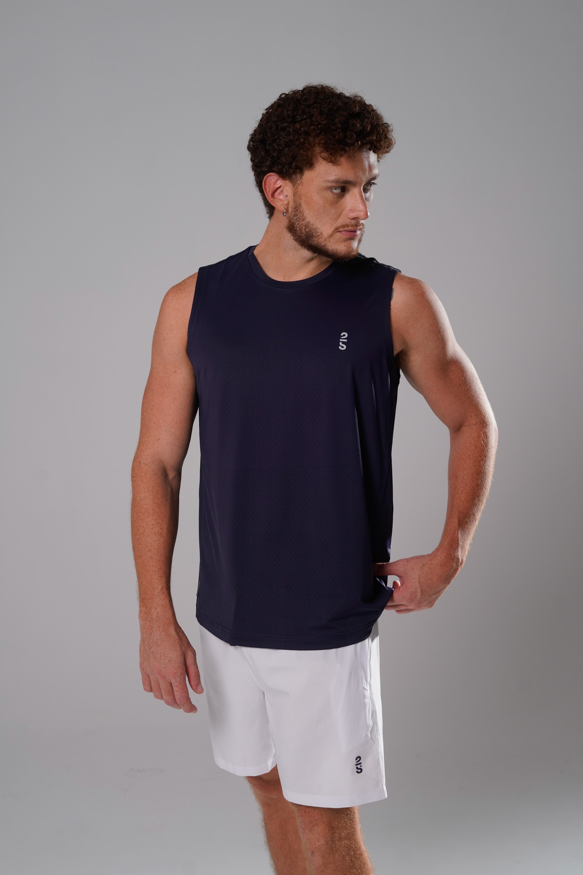 Camiseta 2s Style & Sport sin Mangas Deportiva para Caballeros