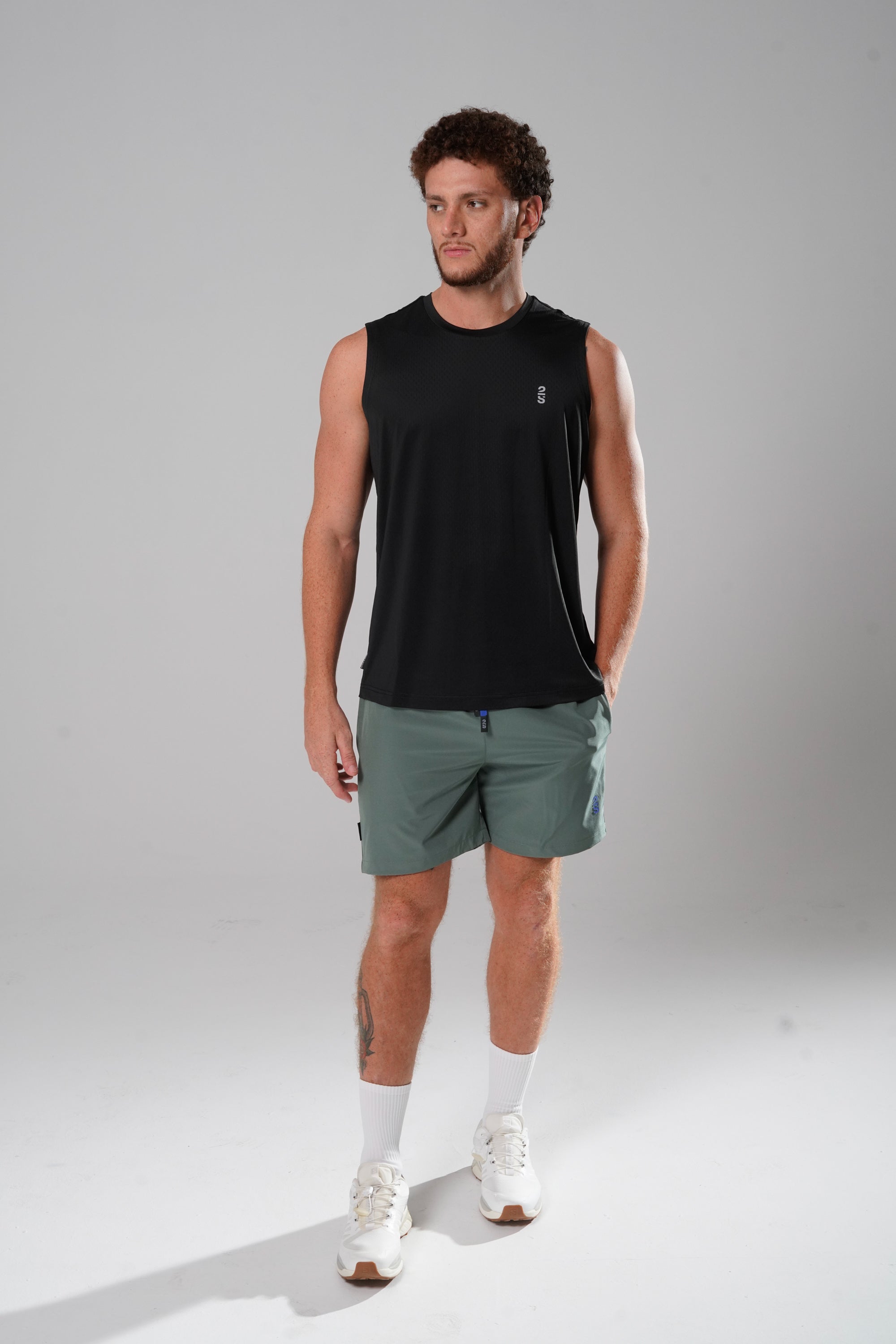 Camiseta 2s Style & Sport sin Mangas Deportiva para Caballeros