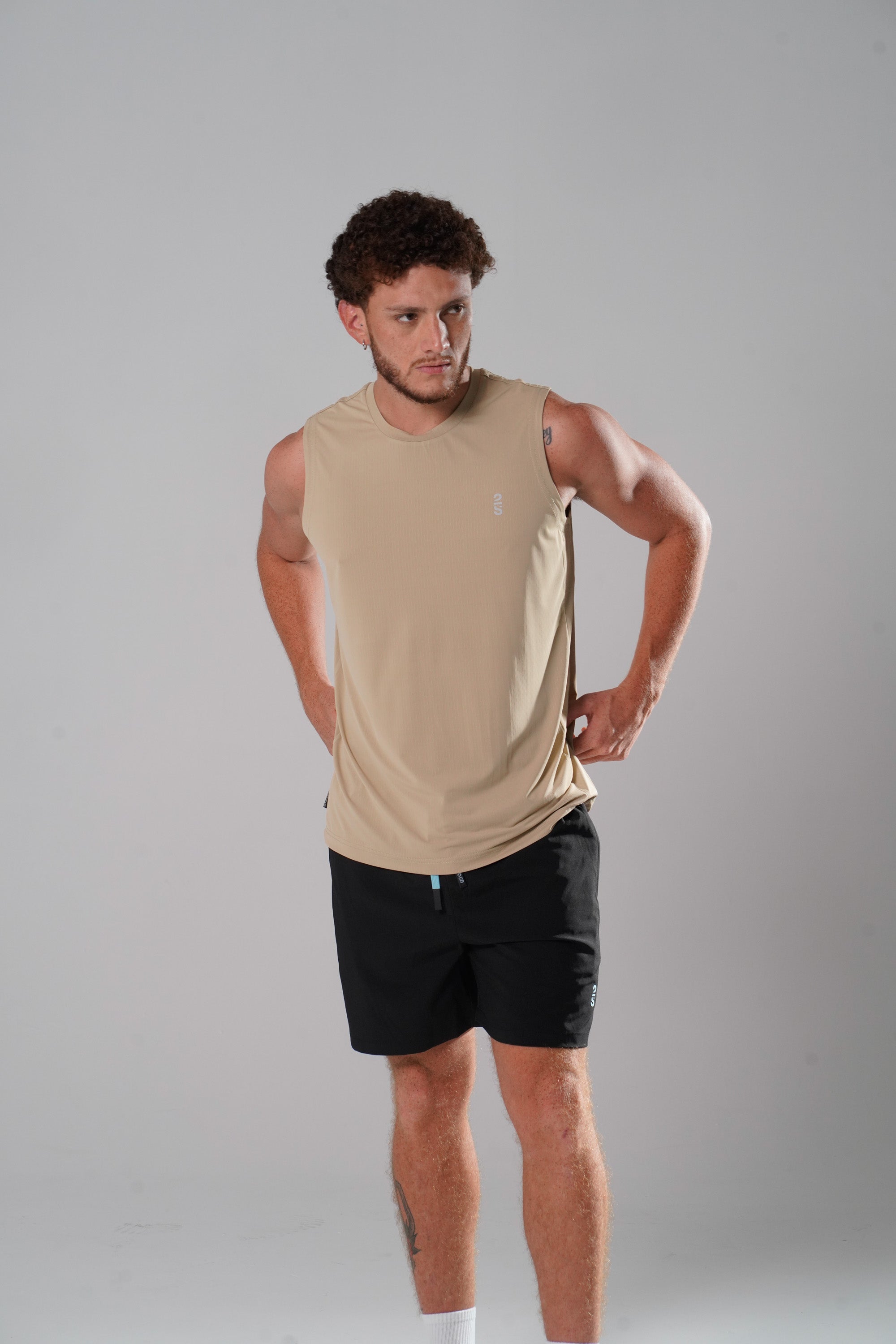 Camiseta 2s Style & Sport sin Mangas Deportiva para Caballeros