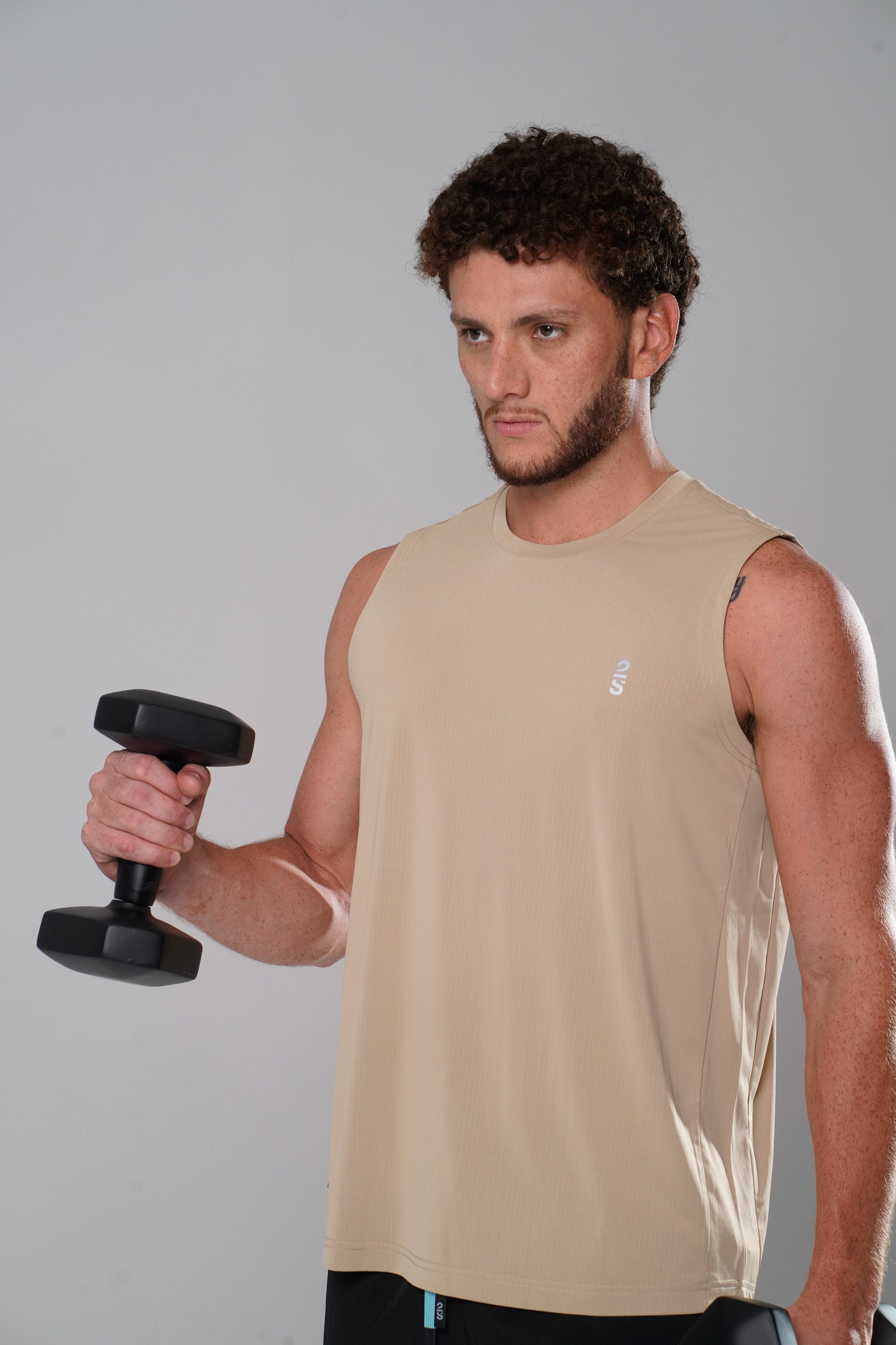 Camiseta 2s Style & Sport sin Mangas Deportiva para Caballeros