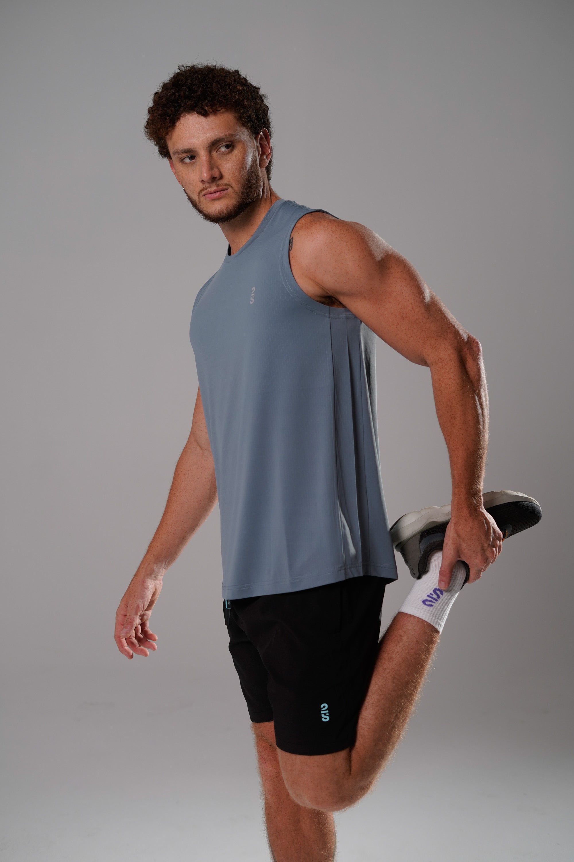 Camiseta 2s Style & Sport sin Mangas Deportiva para Caballeros