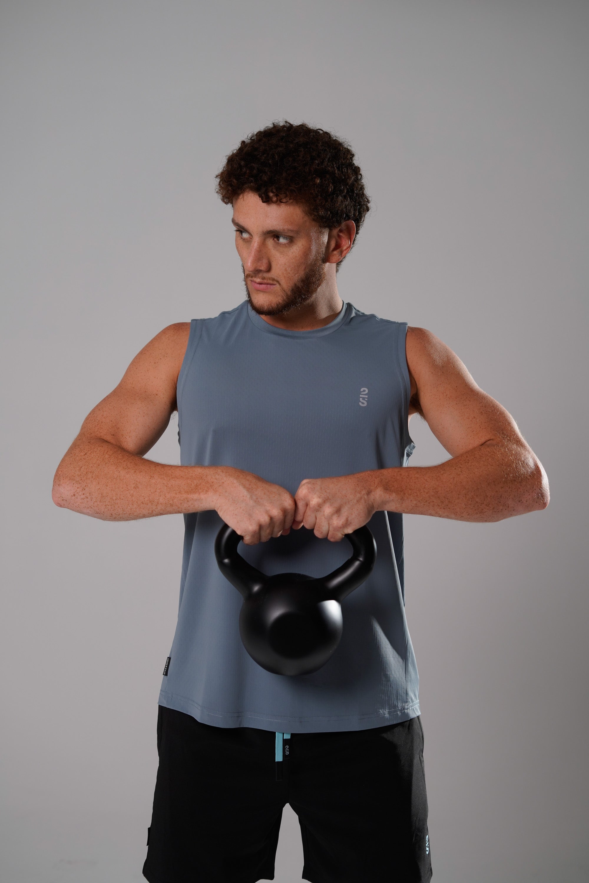 Camiseta 2s Style & Sport sin Mangas Deportiva para Caballeros