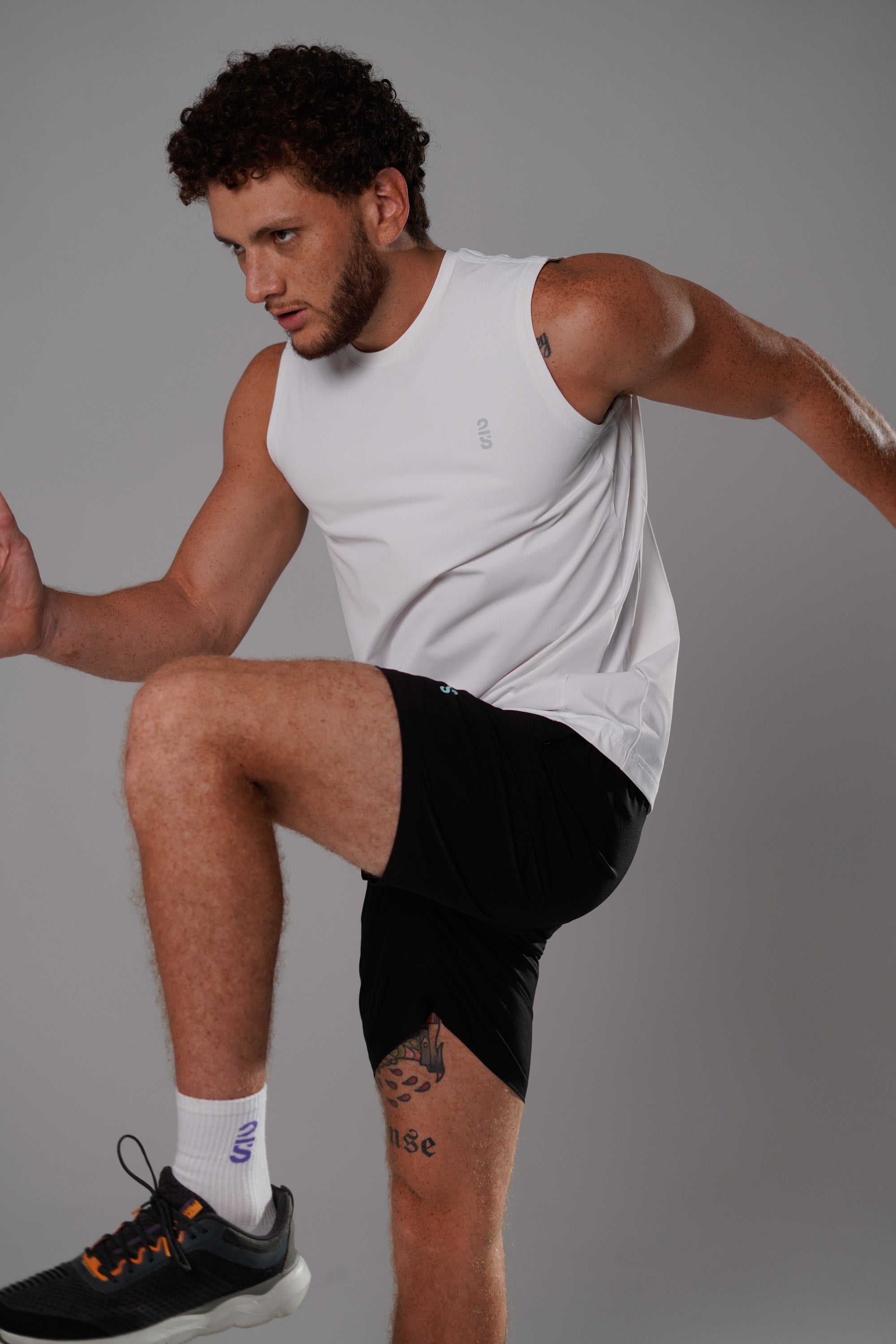 Camiseta 2s Style & Sport sin Mangas Deportiva para Caballeros