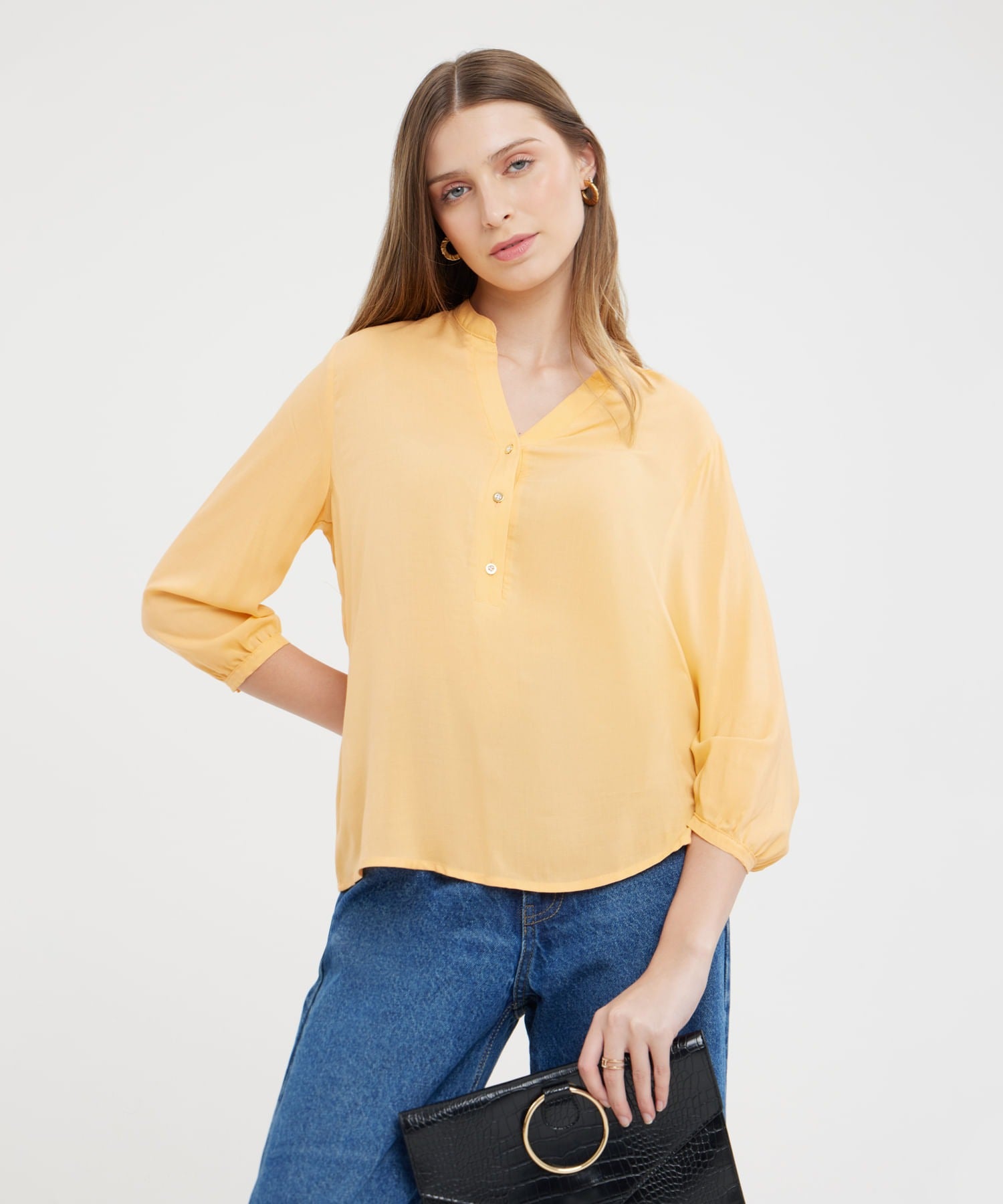 blusa-pat-primo-mangas-3-4-lisa-p-damas