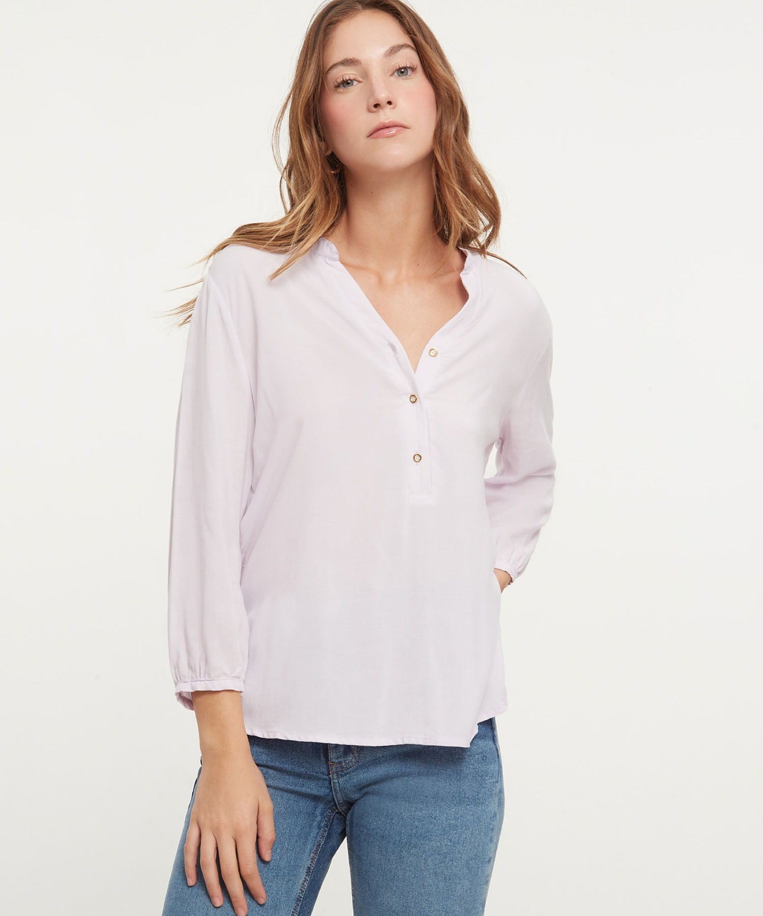 blusa-pat-primo-mangas-3-4-lisa-p-damas