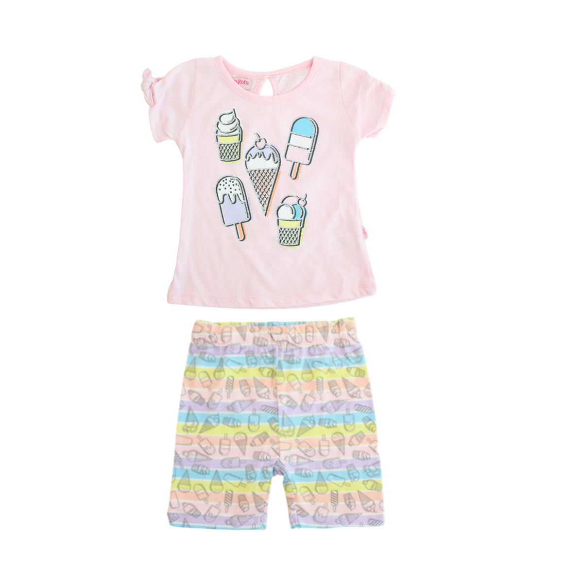 Conjunto Tiny Tots Mangas Cortas Estampado 2 Piezas Nina