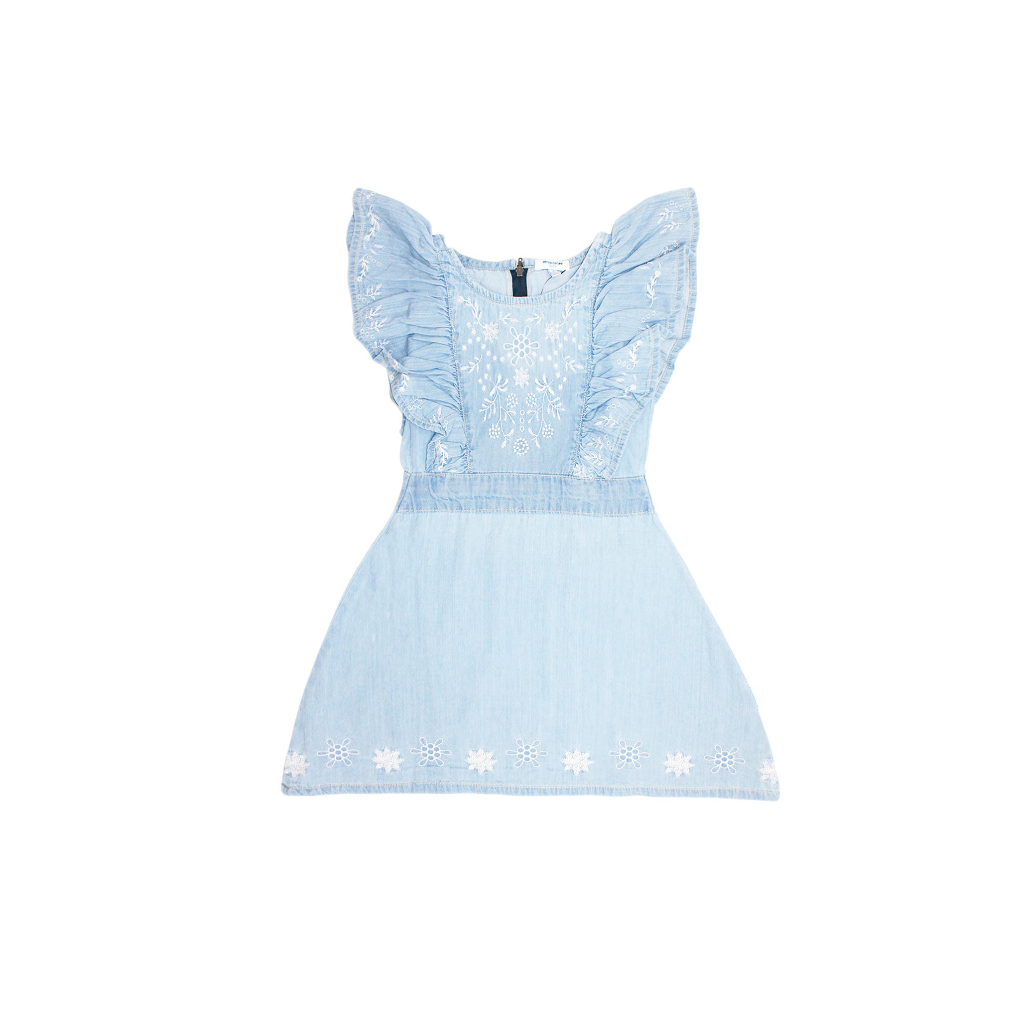 Vestido Aeropostale Mangas Cortas Bordado Nina