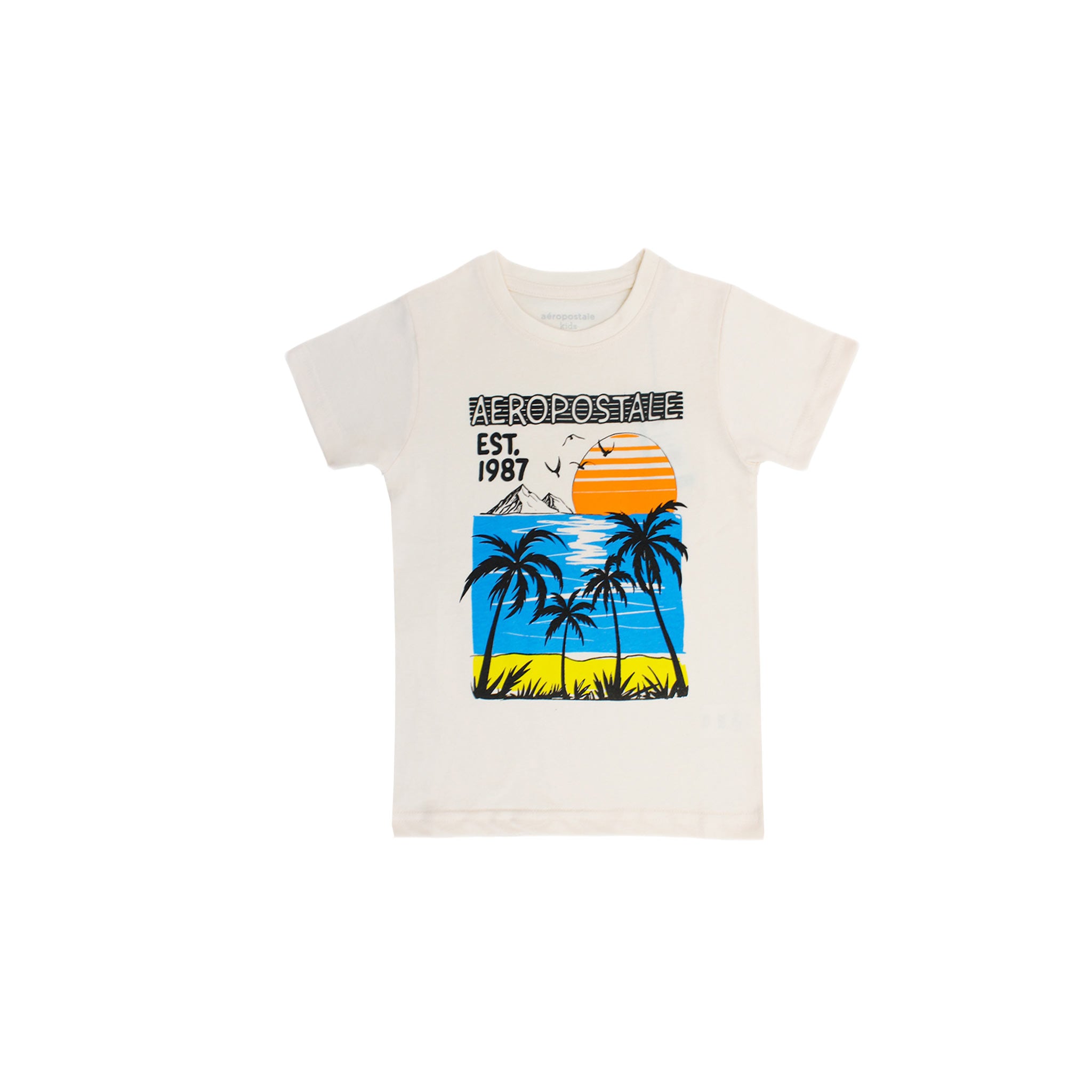 Camiseta Aeropostale Mangas Cortas Estampado Nino