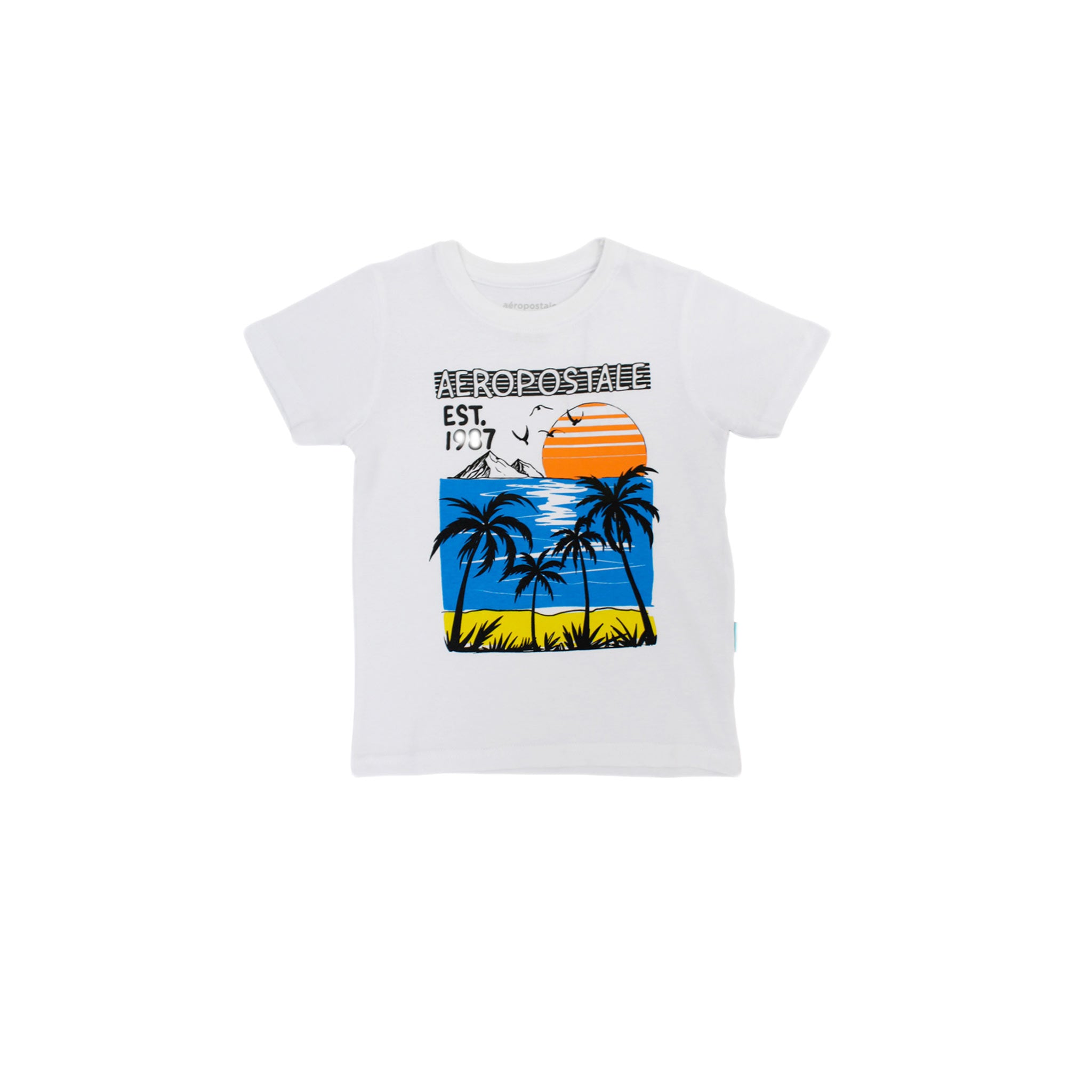 Camiseta Aeropostale Mangas Cortas Estampado Nino