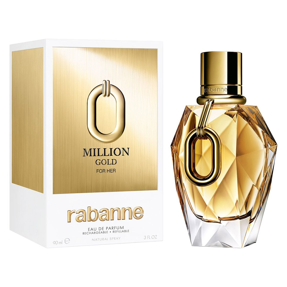 Perfume Pacco Rabanne Million Gold For Her Eau de Parfum 90ml (3 oz)