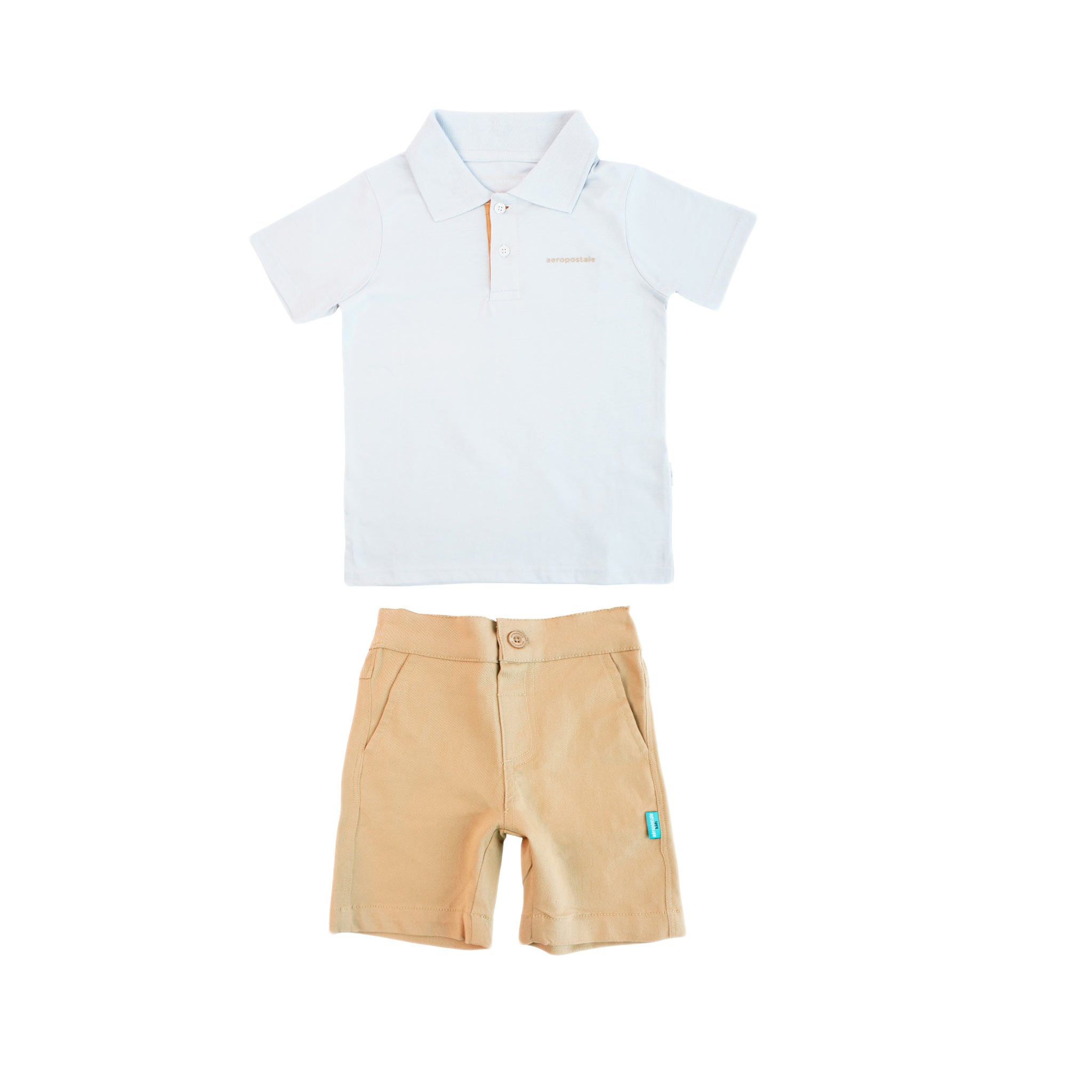 Conjunto Aeropostale Mangas Cortas Liso para Niños