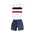 Conjunto Aeropostale Mangas Cortas Rayas para Niño