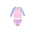 Traje de Baño Aeropostale Mangas Largas Estampado 2 Piezas Nina