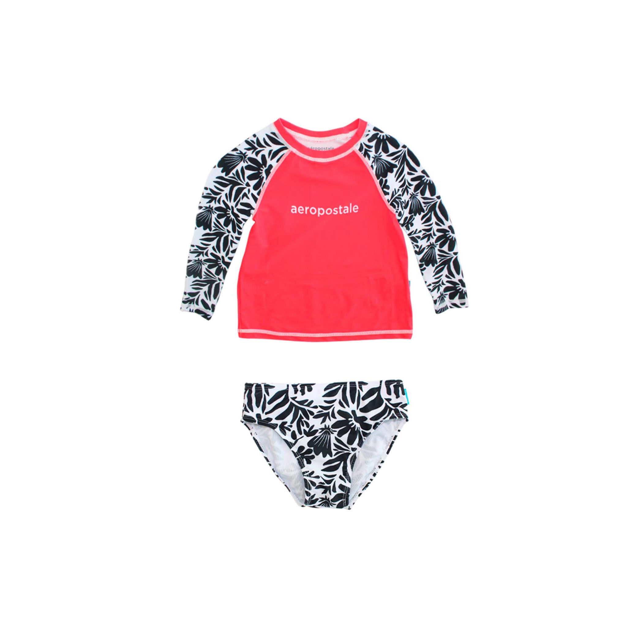 Traje de Baño Aeropostale Mangas Largas Estampado 2 Piezas Nina