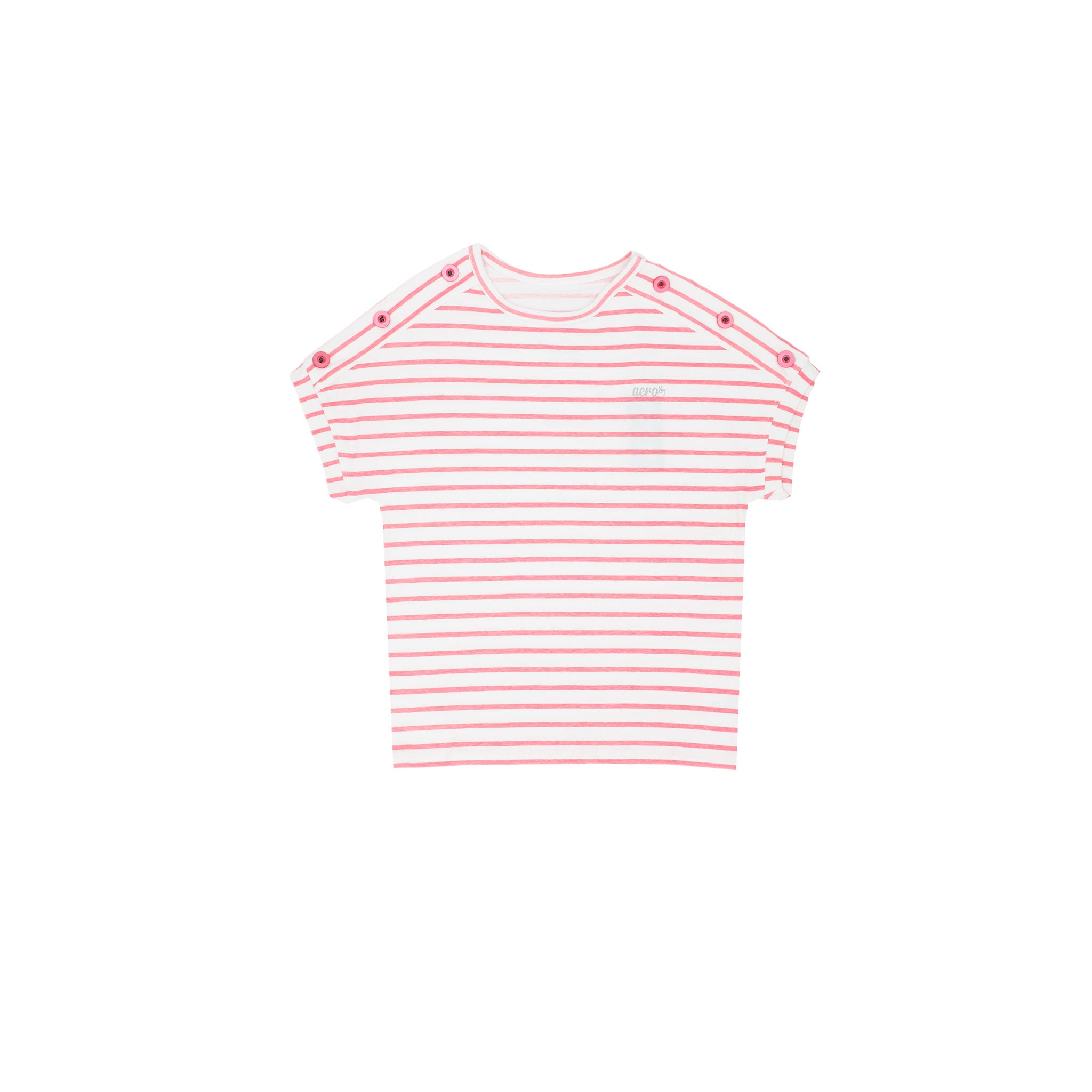Blusa Aeropostale Mangas Cortas Rayas para Niñas