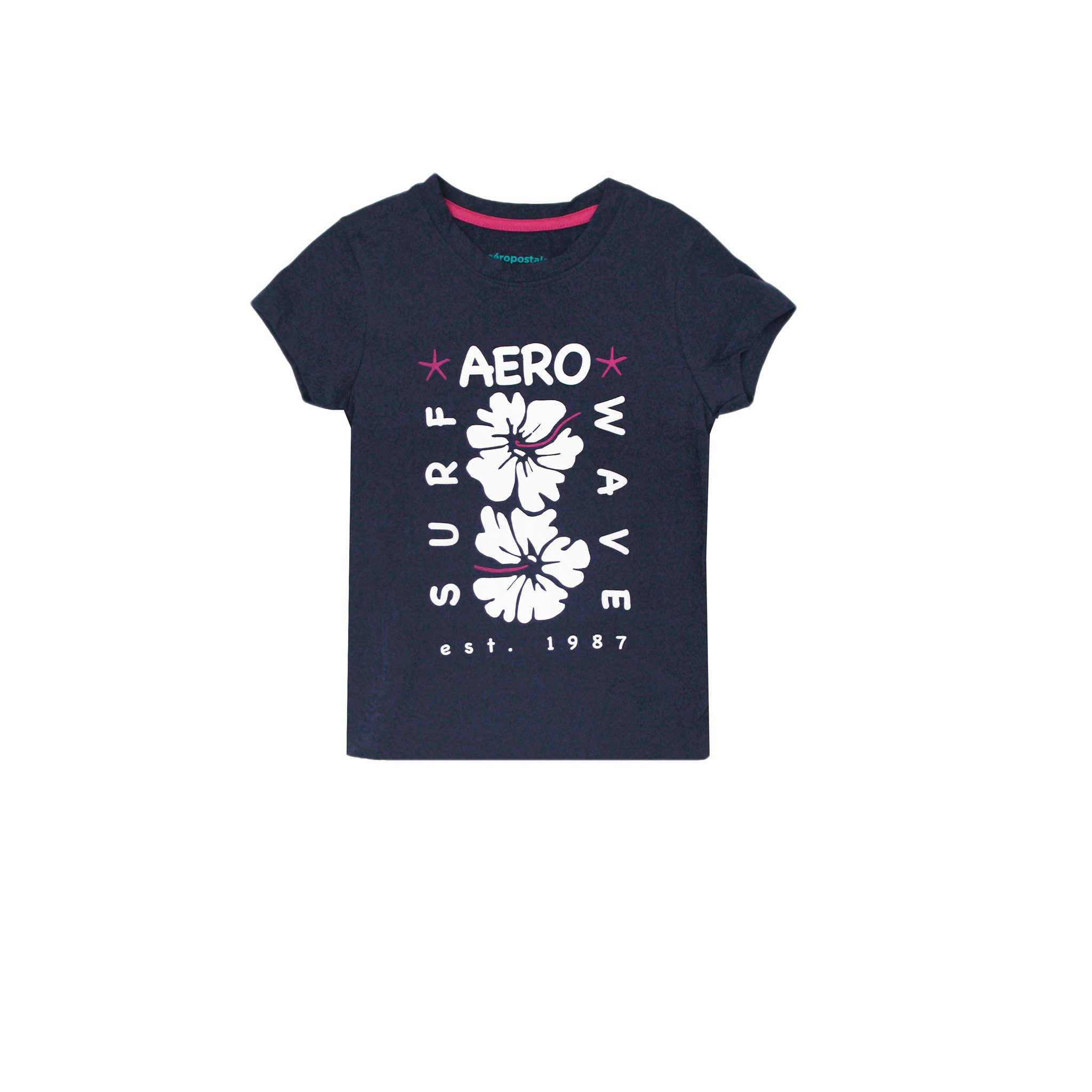 Camiseta Aeropostale Mangas Cortas Estampado para Niñas