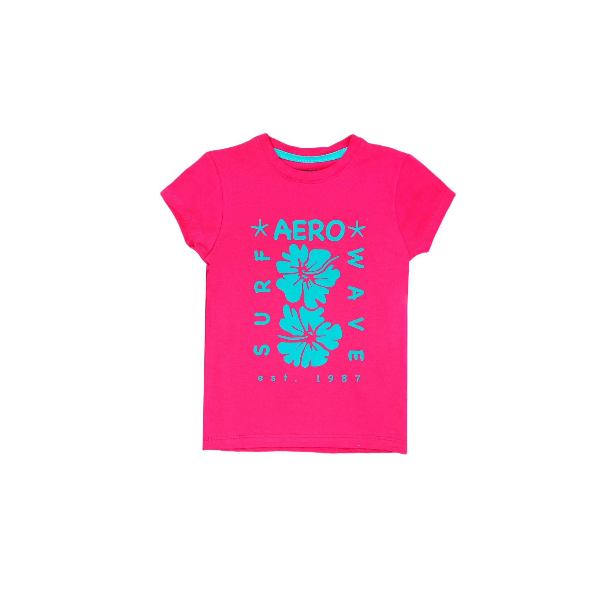 Camiseta Aeropostale Mangas Cortas Estampado para Niñas
