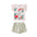 Conjunto Tiny Tots Mangas Cortas Estampada 2 Piezas Para Niñas