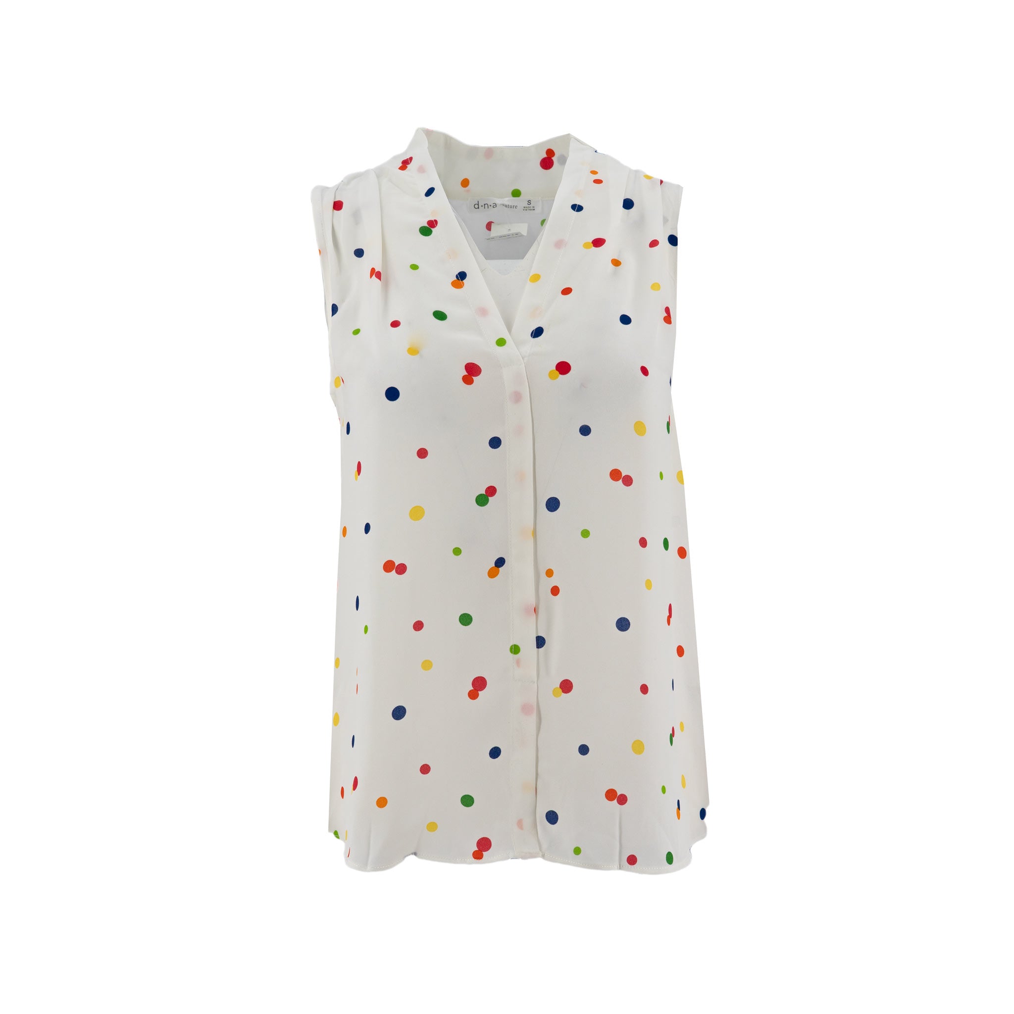 Blusa Dna Couture sin Mangas Bolas para Damas