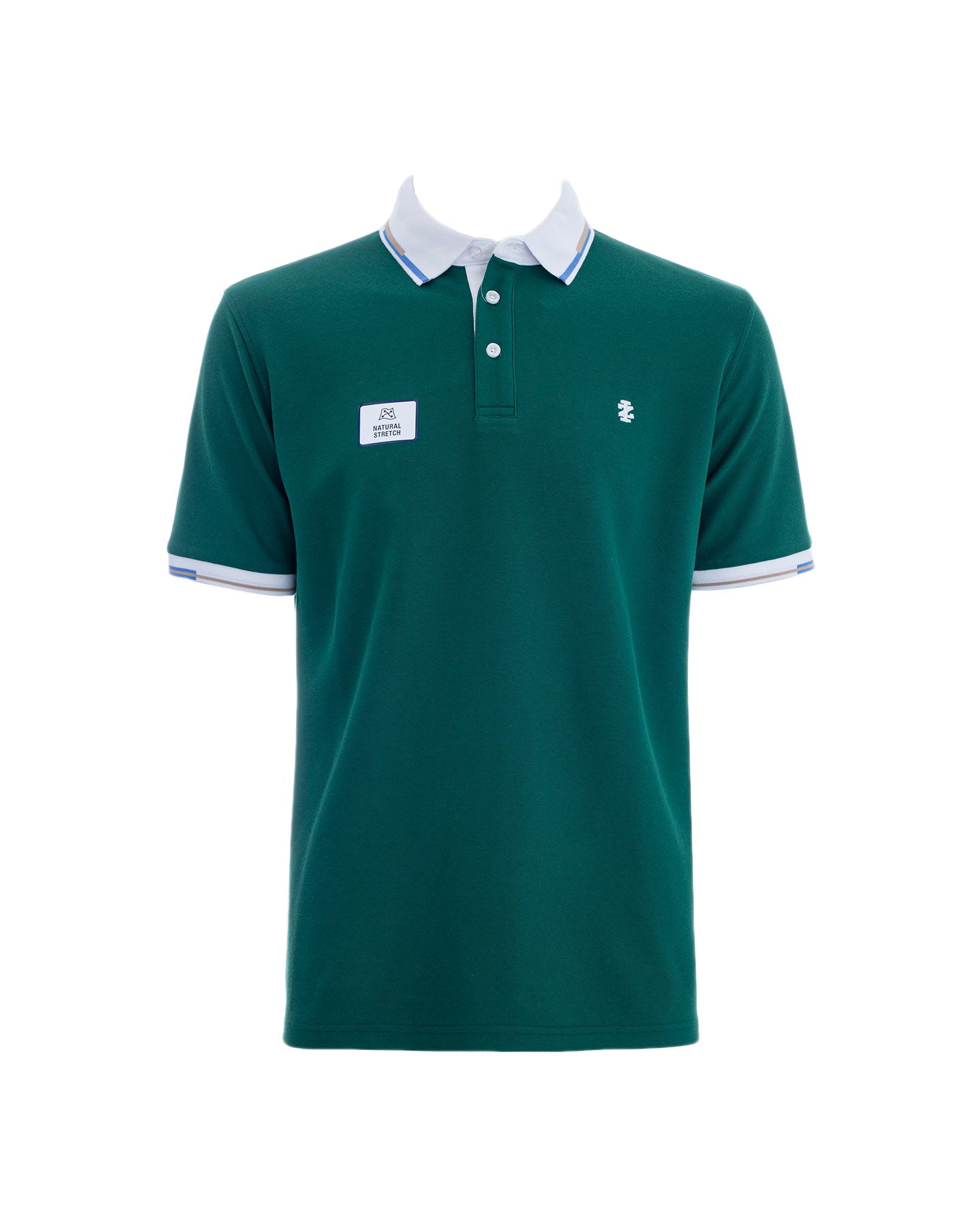 Poloshirt Izod Mangas Cortas Liso para Caballeros