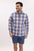 Camisa Nautica Mangas Largas Cuadros Para Caballeros