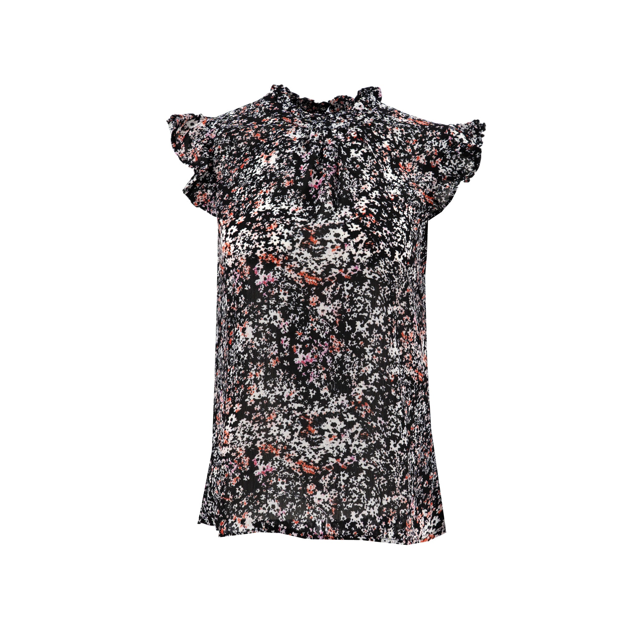 Blusa Posh Mangas Cortas Print para Damas
