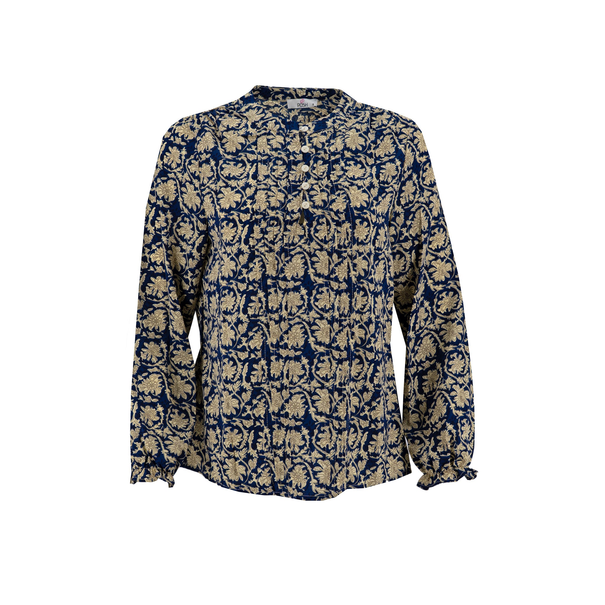 Blusa Posh Mangas Largas Floral para Damas