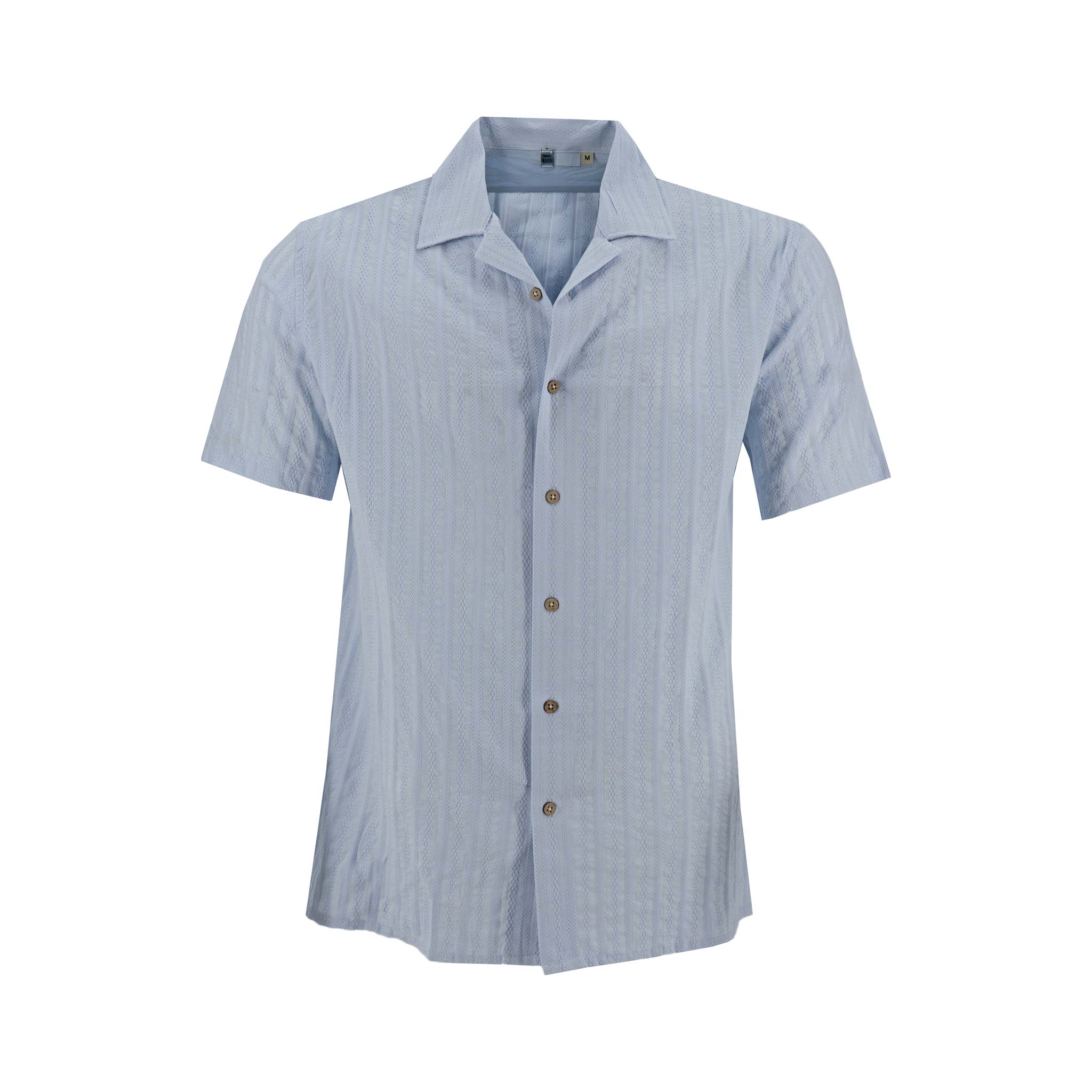 Camisa 1492 de Mangas Cortas Estampada para Caballeros