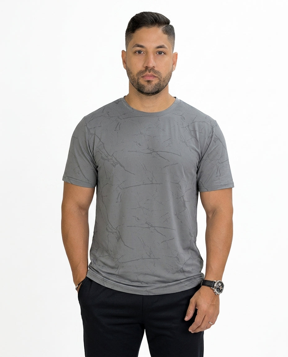 Camiseta 1492 Mangas Cortas Estampado Deportiva para Caballeros