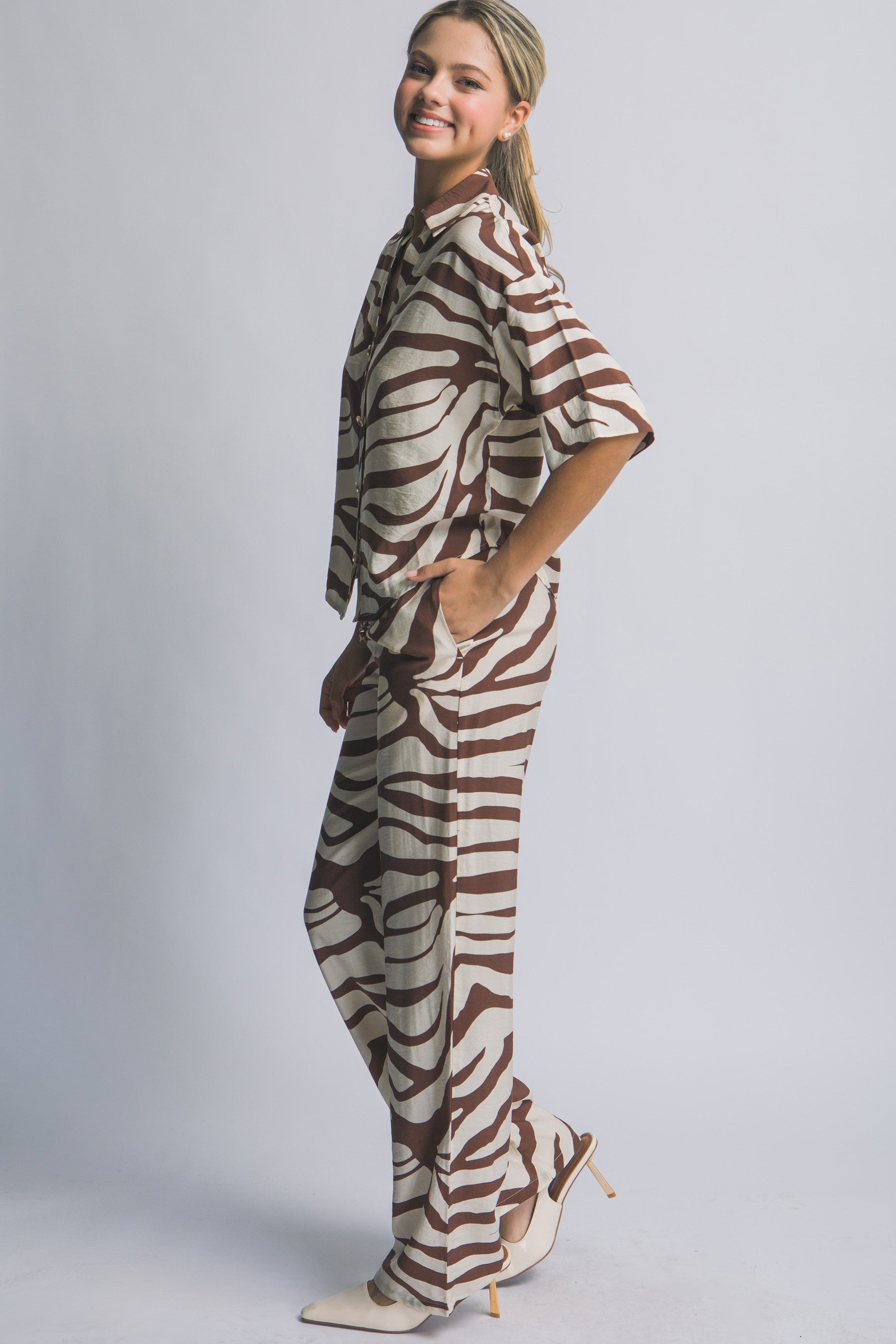 Pantalónes Love Tree Print para Damas