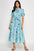 Vestido Milk & Honey Mangas Cortas Estampado Con Lazo Para Damas