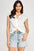 Blusa Milk & Honey Mangas Cortas Lisa Para Damas