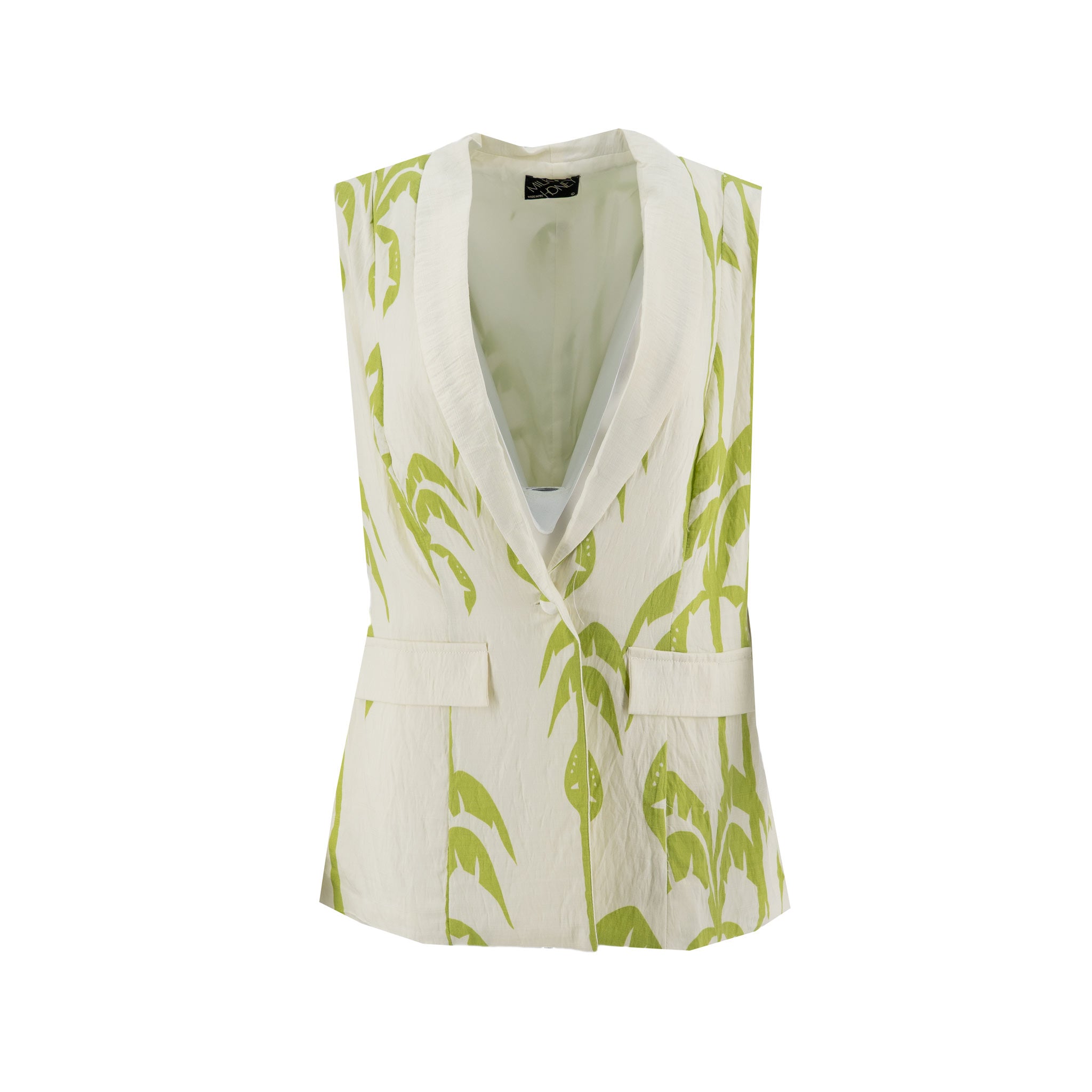 Chaleco Milk & Honey sin Mangas Estampado para Damas