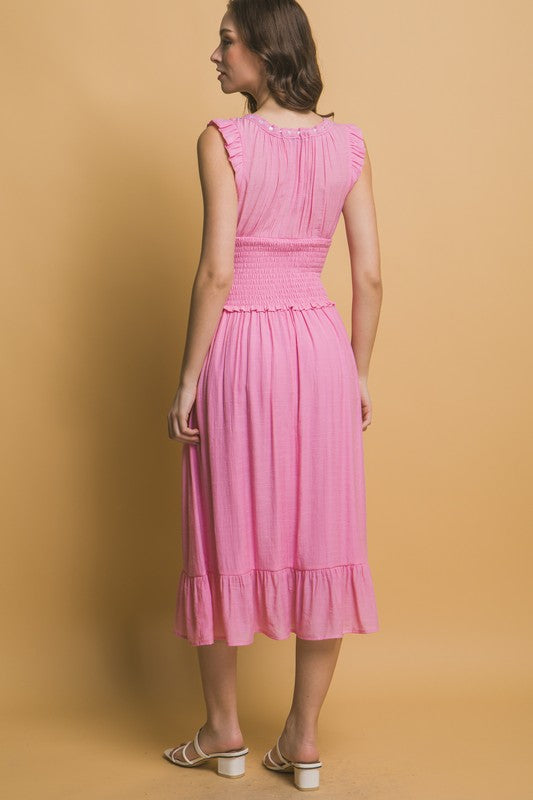 Vestido Love Tree Liso Largo Para Damas by Love Tree