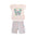 Conjunto Tiny Tots Mangas Cortas Estampado 2 Piezas Para Niñas