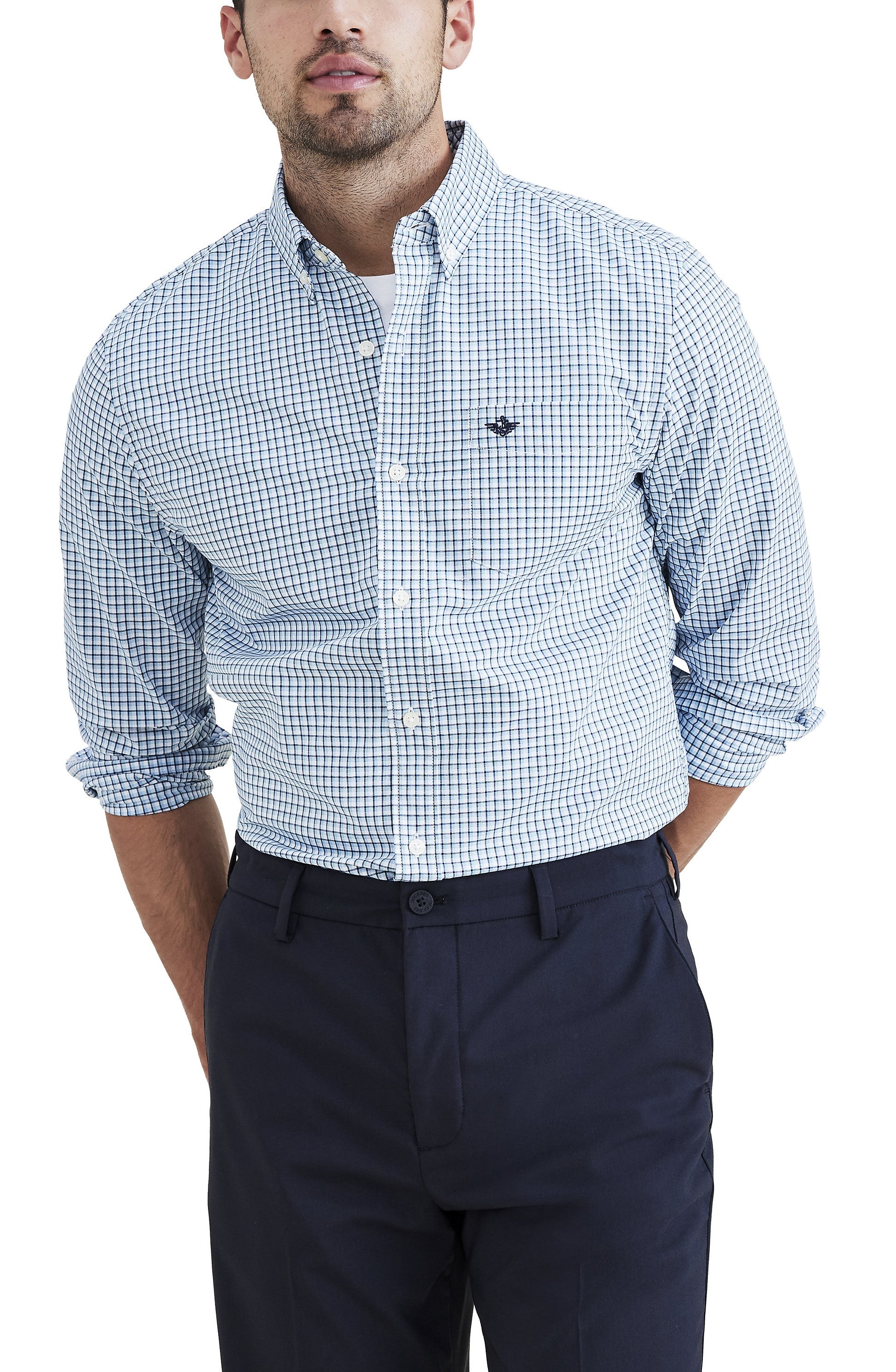 camisa-dockers-mangas-largas-cuadros-p-caballeros