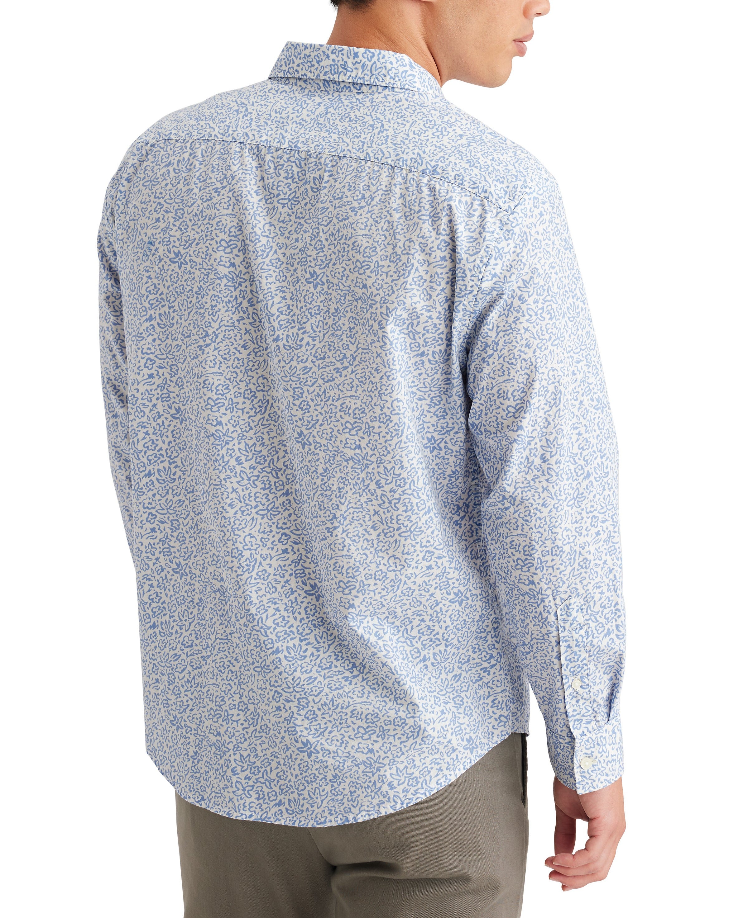 Camisa Dockers Mangas Largas Estampada P/ Caballeros by Dockers