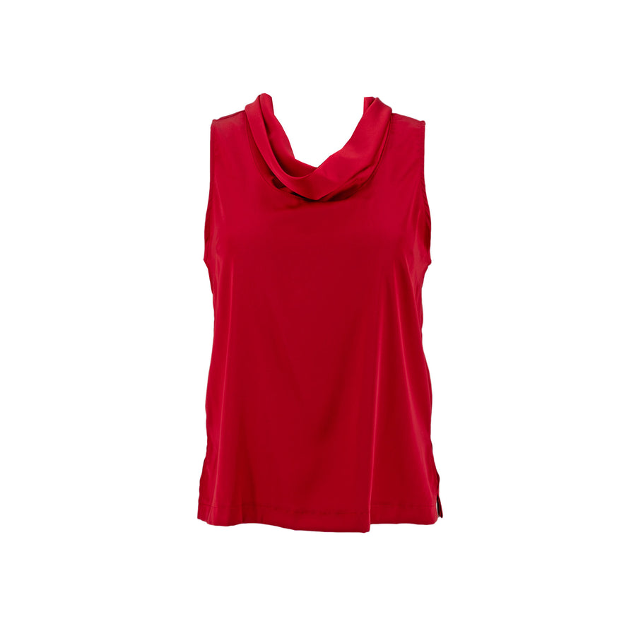 Blusa Dna Couture sin Mangas Lisa para Damas – RED
