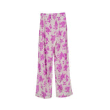 Pantalones White Rhino Floral Rosado para Damas