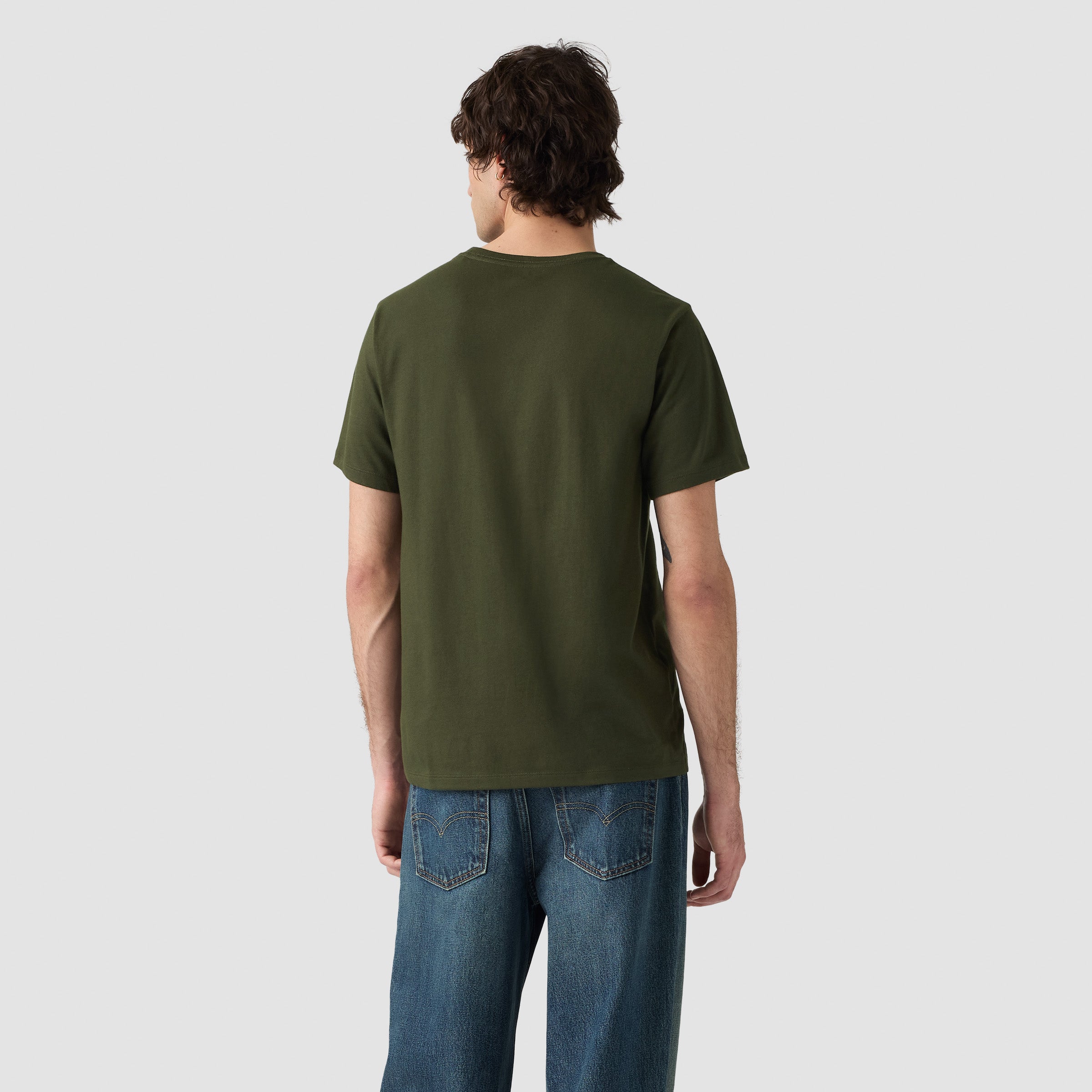 Camiseta Levis Mangas Cortas Lisa para Caballeros – vista 2