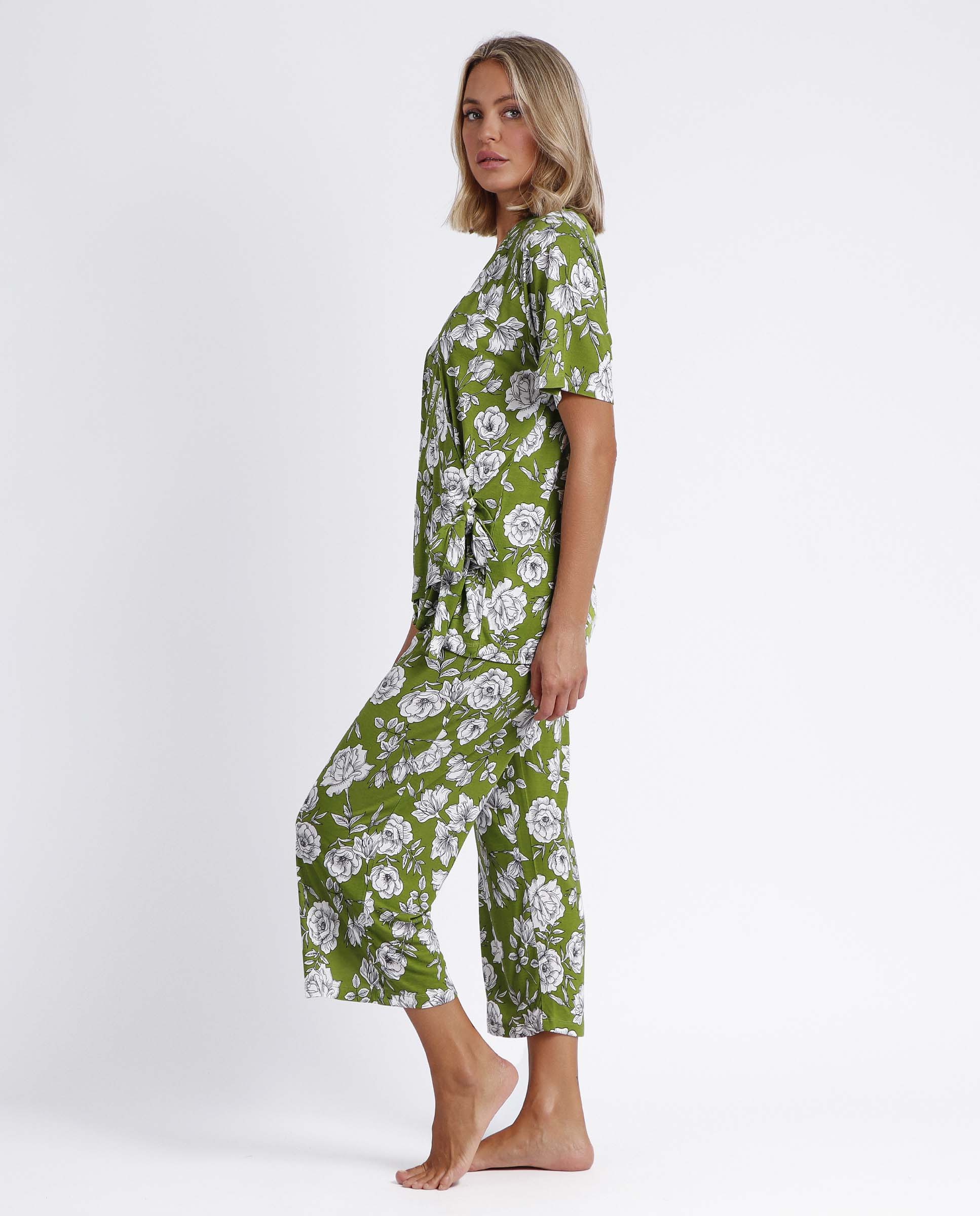 Conjunto Admas 2 Piezas Mangas Cortas Estampado P/ Damas 60133 by Admas