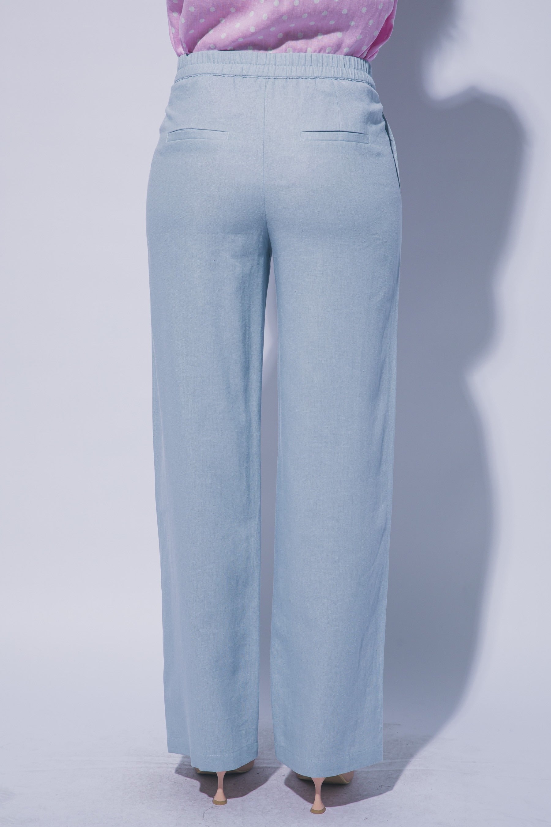 Pantalónes Love Tree Liso Pinza Elast para Damas