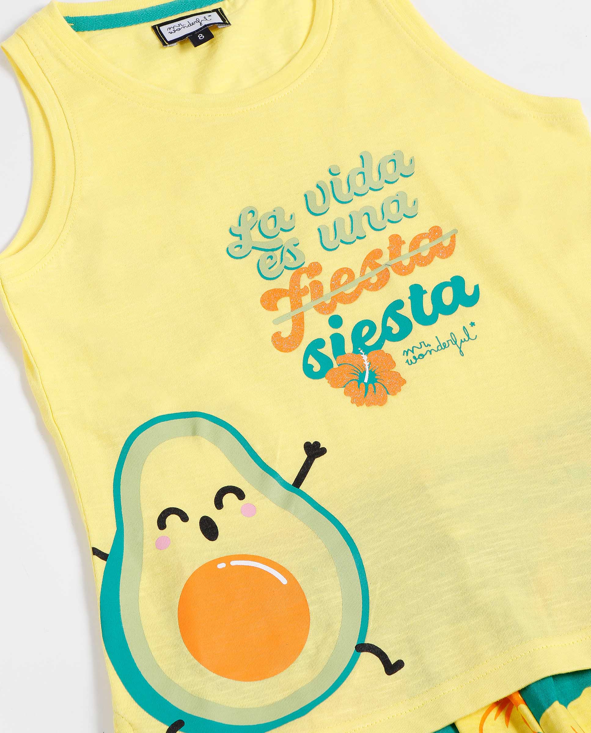 Conjunto Mr Wonderful Estampado 2 Piezas Para Niñas by Mr. Wonderful