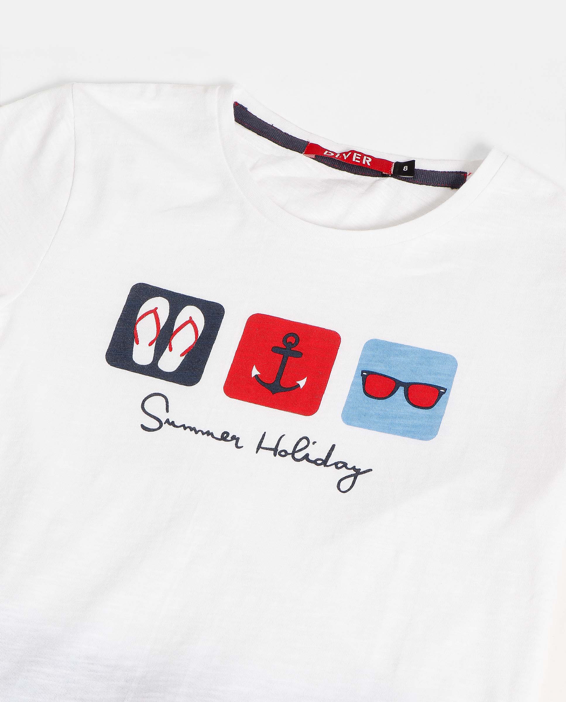 Conjunto Admas 2 Piezas Mangas Cortas Estampado P/ Niños 60878 by Admas