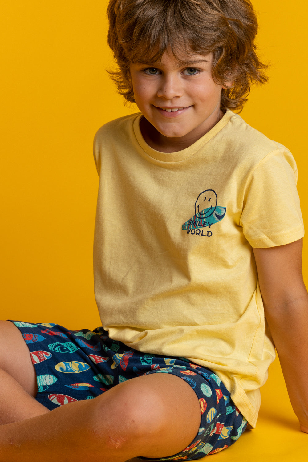 Conjunto Mr Wonderful Mangas Cortas Estampado 2 Piezas Para Niños by Mr. Wonderful