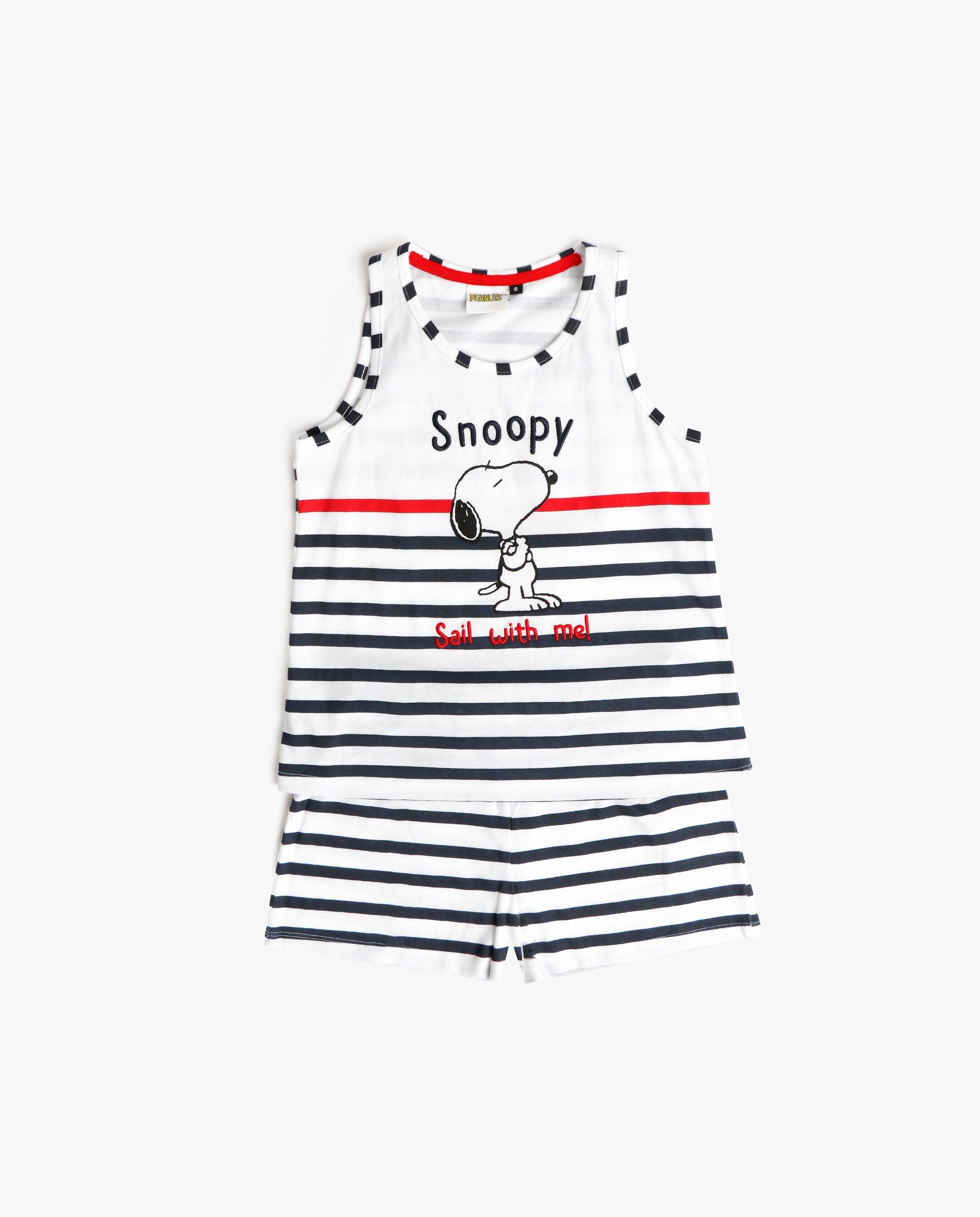 Conjunto Peanuts Rayas 2 Piezas Para Niñas by Peanuts