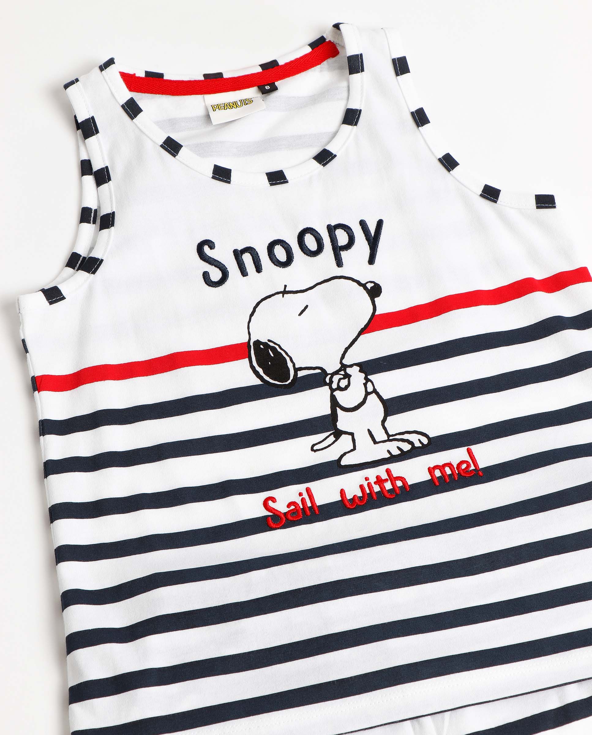 Conjunto Peanuts Rayas 2 Piezas Para Niñas by Peanuts